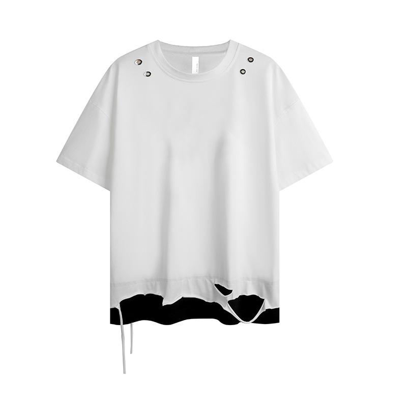 High Street Fake Two Pieces с рваным краем и футболкой с короткими рукавами для мужского тяжеловесного летнего модного хип-хоп-парного наряда с половиной рукавов M
High Street Fake Two Pieces с рваным краем и футболкой с короткими рукавами для мужского тяжеловесного летнего модного хип-хоп-парного наряда с половиной рукавов M