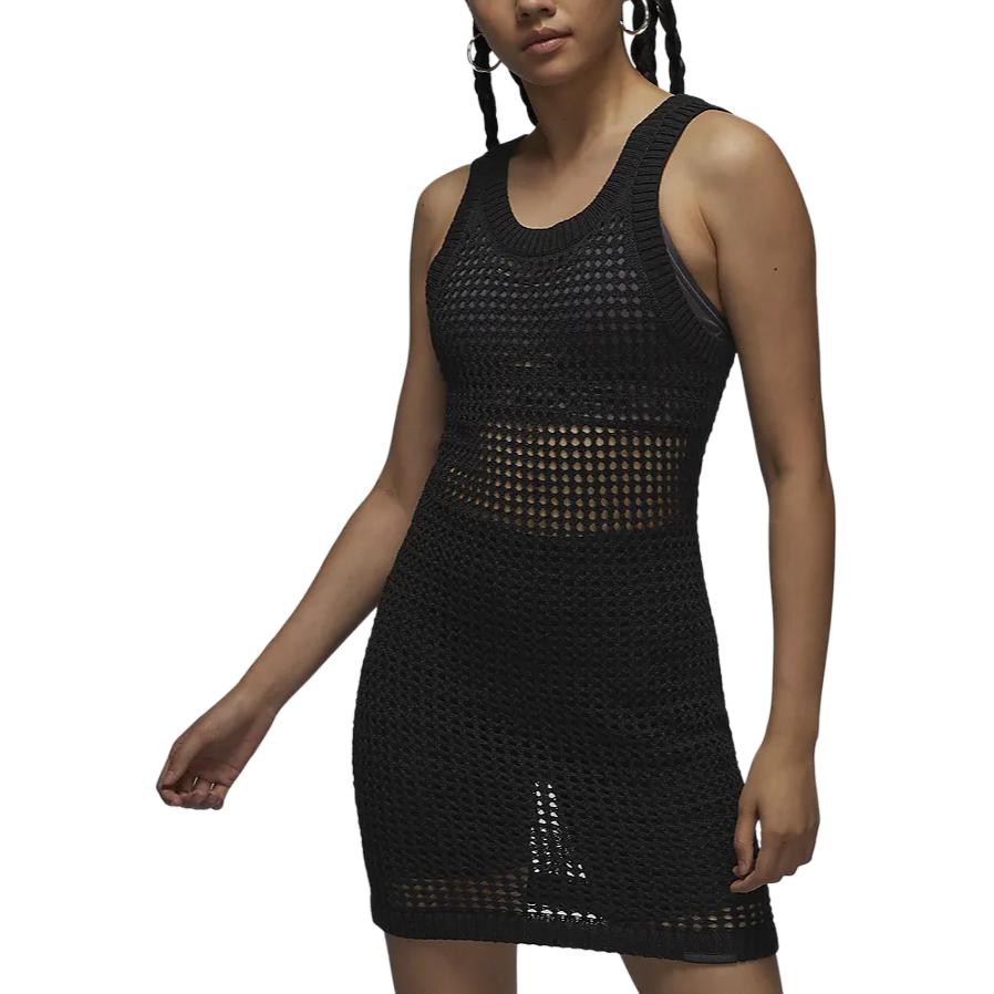 Nike Solid Color Hollow Out Knit Sleeveless Dress Women dresses Black FV7111-045 M
Nike Solid Color Hollow Out Knit Sleeveless Dress Women dresses Black FV7111-045 M