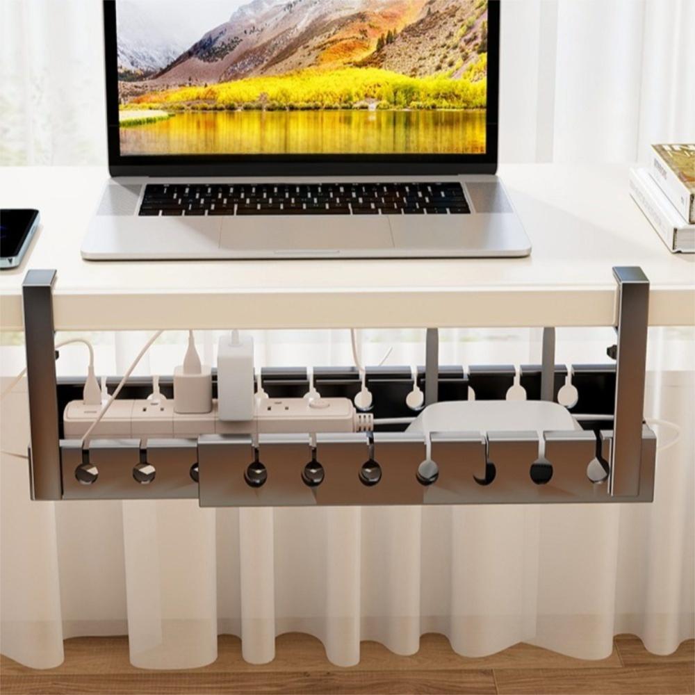 Punch Free Under Table Storage Rack Sturdy Iron Desk Wire Organizer Home Office Fixed Type
Punch Free Under Table Storage Rack Sturdy Iron Desk Wire Organizer Home Office Fixed Type