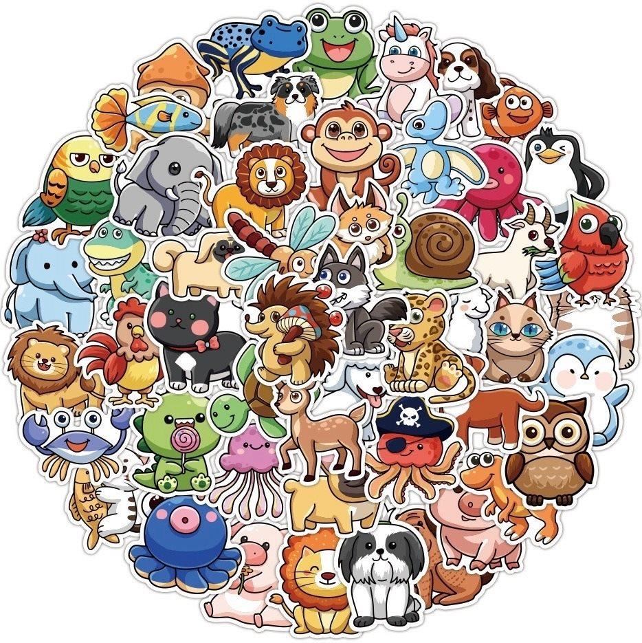 1set Cartoon Animal Decorative Stickers
1set Cartoon Animal Decorative Stickers