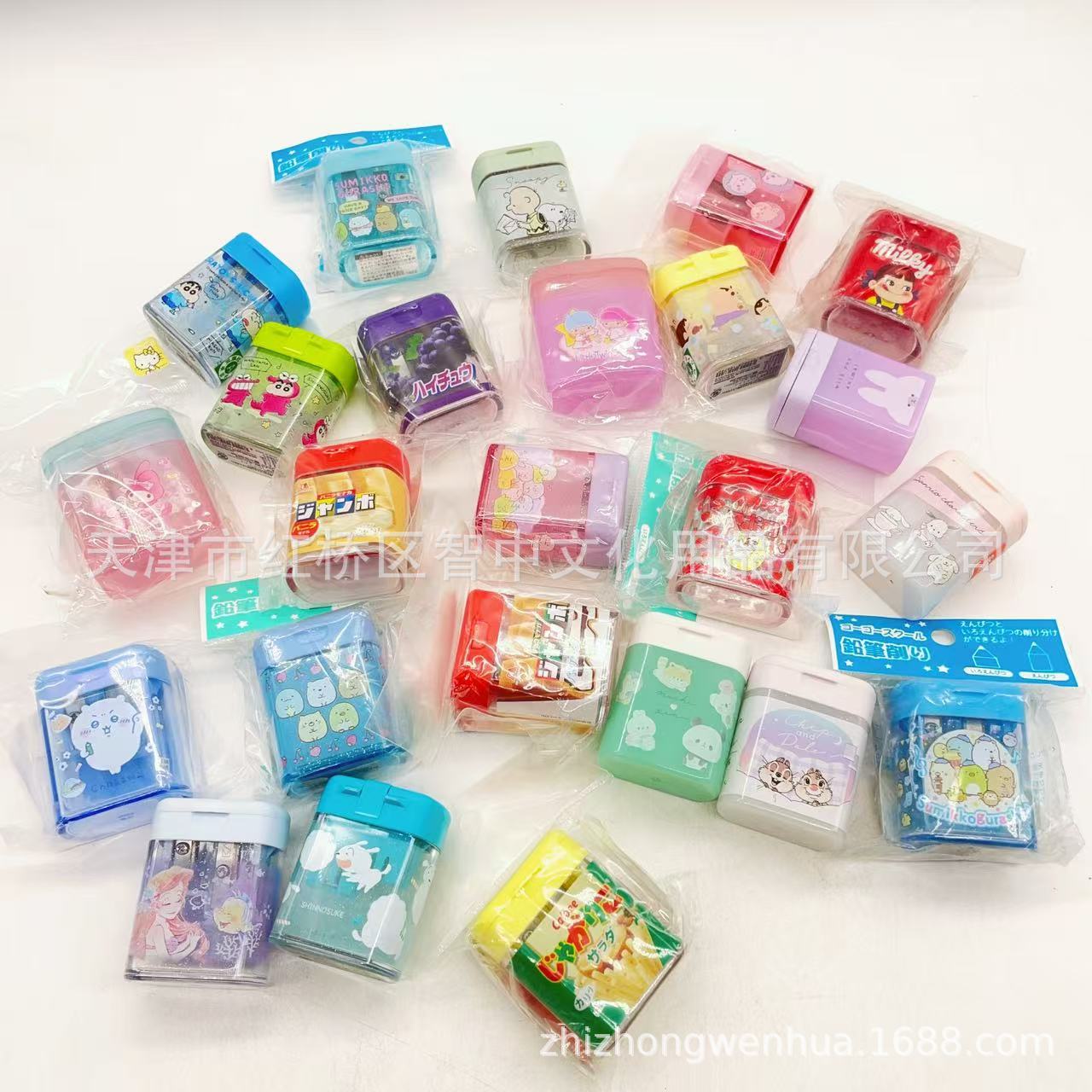 Sanrio Kiki & Lala Crayon Shin-chan Cartoon Double-Hole Pencil Sharpener by CRUX Corner Creatures Pink FT62201
Sanrio Kiki & Lala Crayon Shin-chan Cartoon Double-Hole Pencil Sharpener by CRUX Corner Creatures Pink FT62201