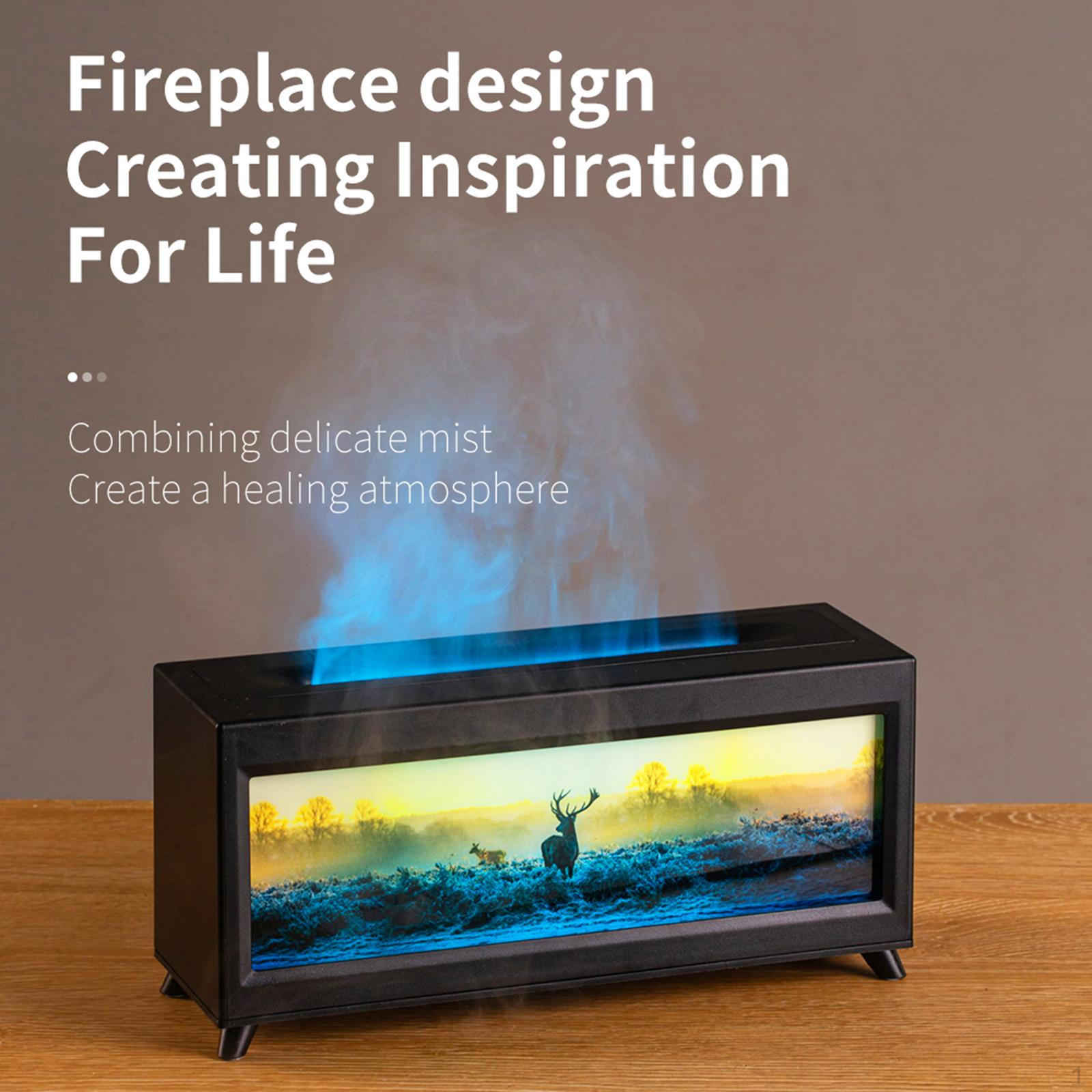 Эфирное масло диффузор камин увлажнитель для дома гостиная чёрный
Эфирное масло диффузор камин увлажнитель для дома гостиная чёрный