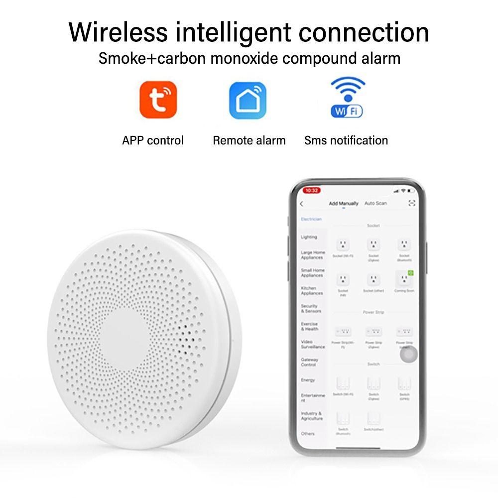 Smart Life пожарный дым угарный газ детектор дыма датчик Co детектор газа звуковая сигнализация
Smart Life пожарный дым угарный газ детектор дыма датчик Co детектор газа звуковая сигнализация