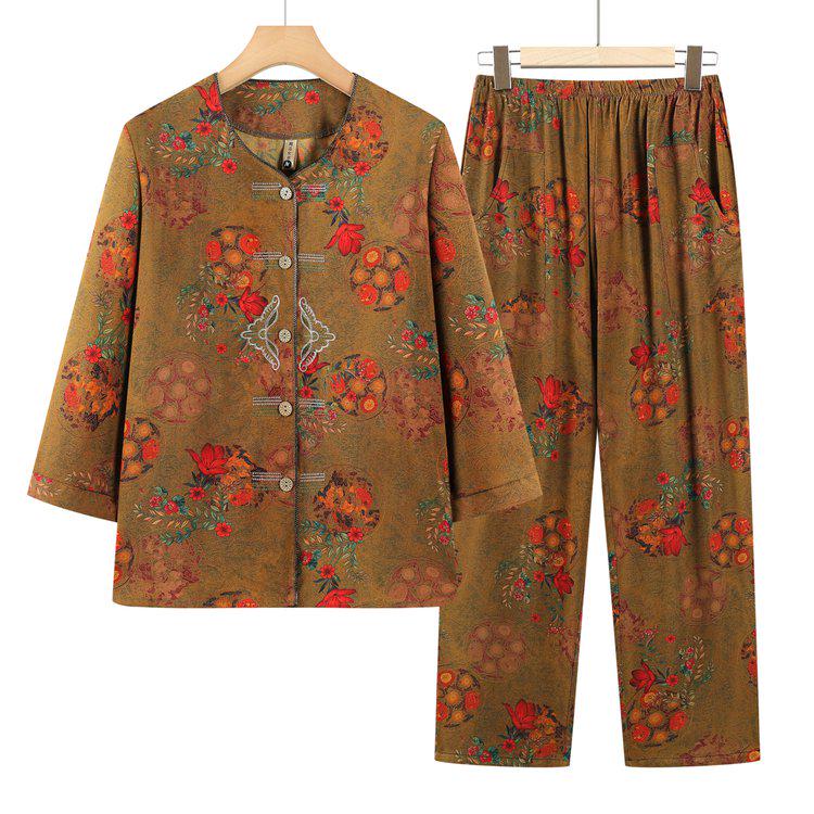 Plus Size Cotton Linen Floral Suit - Two-Piece Homewear Set for Middle-Aged & Elderly Women 3XL жёлтый
Plus Size Cotton Linen Floral Suit - Two-Piece Homewear Set for Middle-Aged & Elderly Women 3XL жёлтый