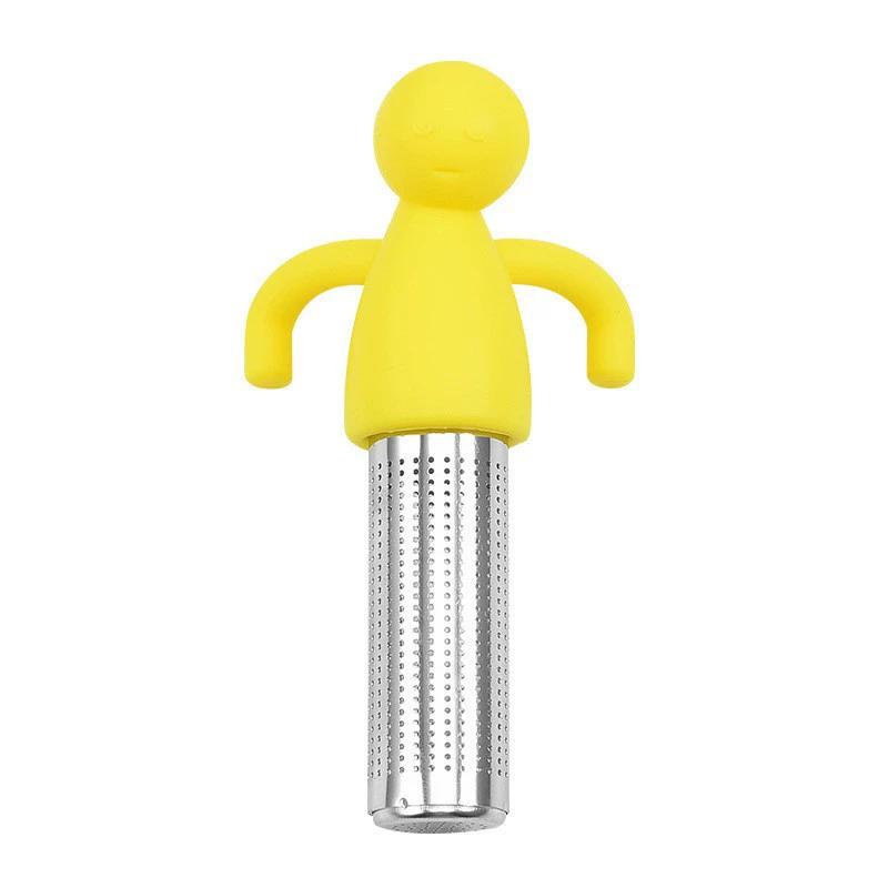 Creative Humanoid Tea Strainer Stainless Steel Tea Leaf Filter Lazy Tea Brewing Gadget Tea Brewing Accessory Tea Infusers жовтий
Creative Humanoid Tea Strainer Stainless Steel Tea Leaf Filter Lazy Tea Brewing Gadget Tea Brewing Accessory Tea Infusers жовтий