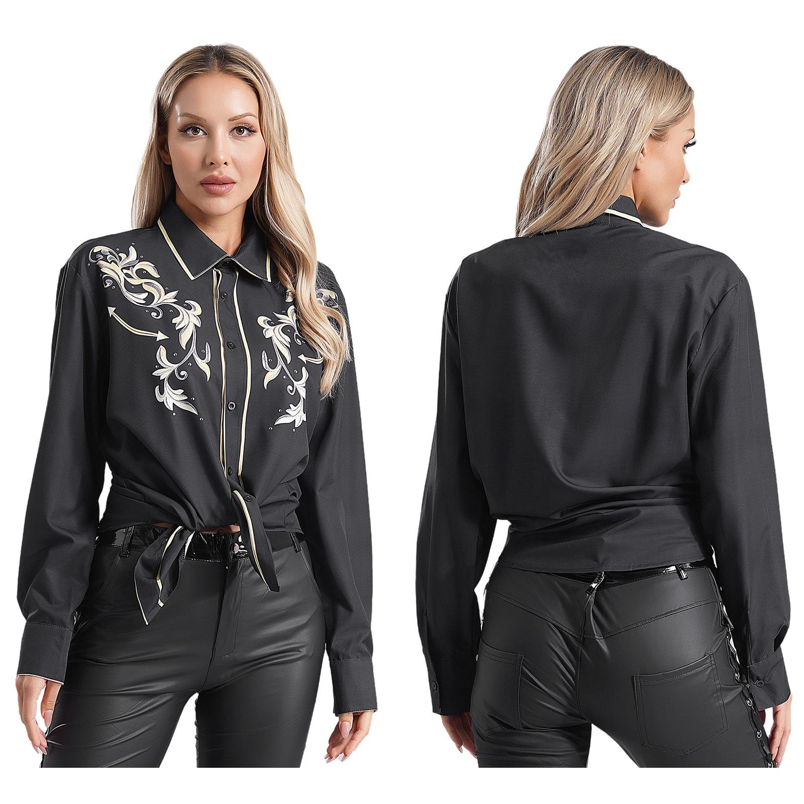 Жіноча сорочка з довгими рукавами з ретро принтом Літні сорочки для відпочинку Повсякденні сорочки Верхня вінтажна пляжна сорочка Cowgirl Тематичний одяг для косплею для вечірок золотий
Жіноча сорочка з довгими рукавами з ретро принтом Літні сорочки для відпочинку Повсякденні сорочки Верхня вінтажна пляжна сорочка Cowgirl Тематичний одяг для косплею для вечірок золотий