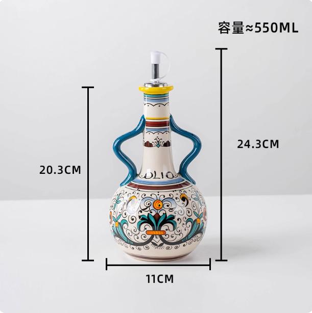 Кухонные принадлежности, Бытовые бутылки для специй, Керамические масленки, Уксус, Оливковое масло, Дозаторы, Кухонные инструменты для готовки, 550 мл
Кухонные принадлежности, Бытовые бутылки для специй, Керамические масленки, Уксус, Оливковое масло, Дозаторы, Кухонные инструменты для готовки, 550 мл