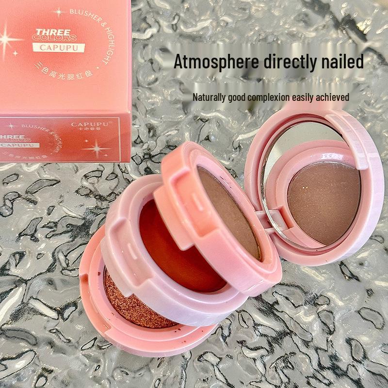 CAPUPU Macaron Tricolor Eyeshadow: Triple-Layer Pearlescent, Matte, Shimmer Palette Standard
CAPUPU Macaron Tricolor Eyeshadow: Triple-Layer Pearlescent, Matte, Shimmer Palette Standard