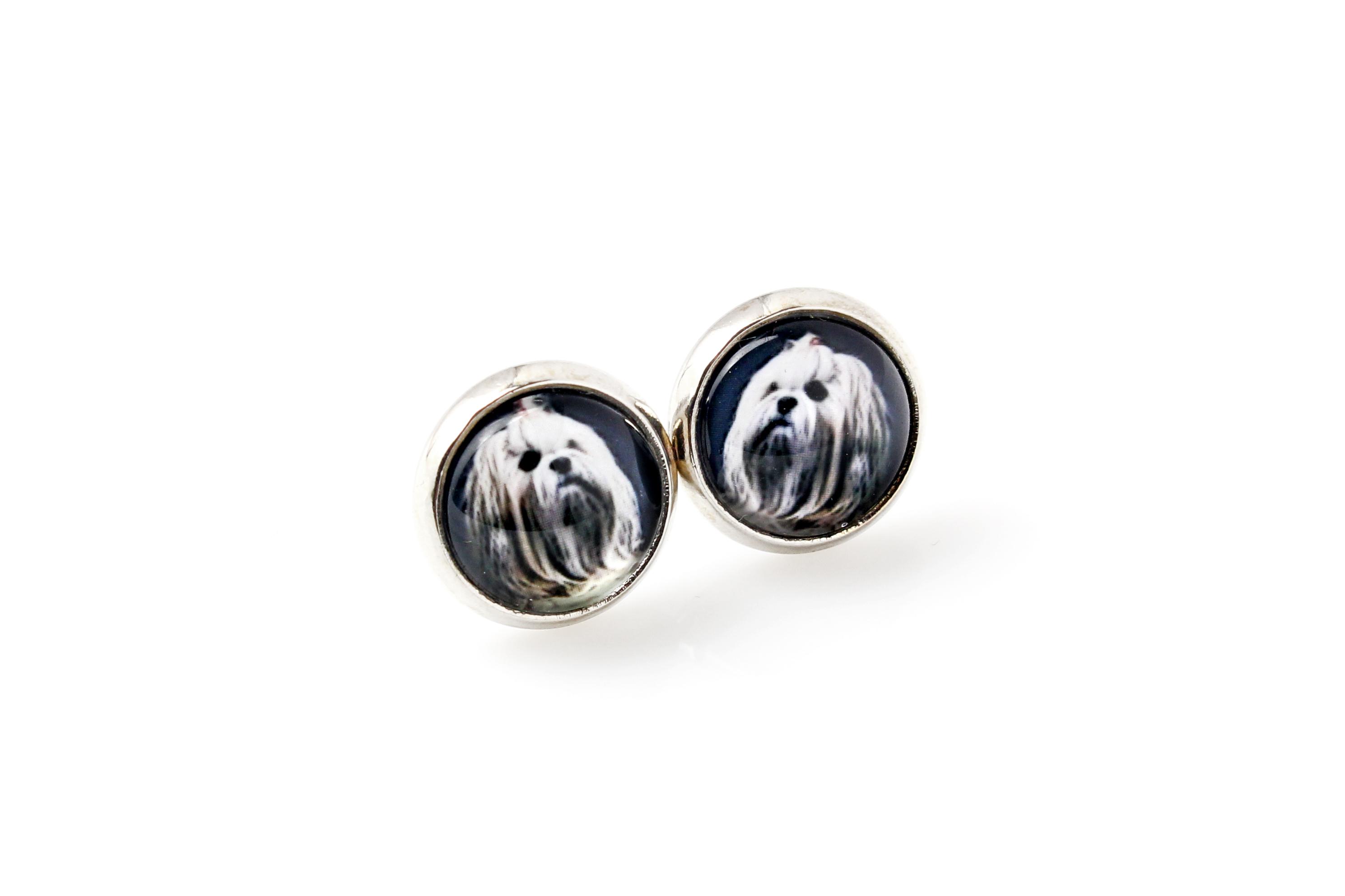 Lhasa Apso - earrings your photo handmade, own photo, jewelry from the Art.-Dog brand срібний
Lhasa Apso - earrings your photo handmade, own photo, jewelry from the Art.-Dog brand срібний