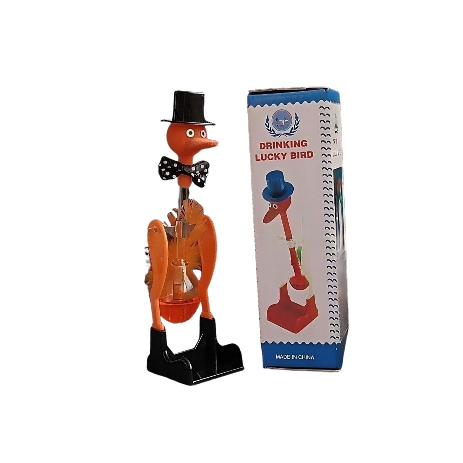 Drinking Bird Toy – Classic Drinking Glass , Bobbing Desk Ornament For Home , Educational Science Novelty, Unique Gift For Kids & Adults One Size шафрановий
Drinking Bird Toy – Classic Drinking Glass , Bobbing Desk Ornament For Home , Educational Science Novelty, Unique Gift For Kids & Adults One Size шафрановий