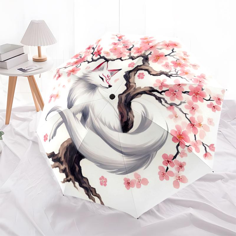 1pc Cherry Blossom Tree and Beautiful White Fox Automatic Umbrella , Portable Compact Umbrella for Men & Women, Valentine s Day Mother s Day Gift.P027
1pc Cherry Blossom Tree and Beautiful White Fox Automatic Umbrella , Portable Compact Umbrella for Men & Women, Valentine s Day Mother s Day Gift.P027