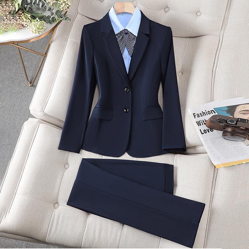 Women s Professional Hotel Manager Autumn/Winter Suit Set – Formal Temperament Wear with Small Suit Jacket M (45-50 kg)
Women s Professional Hotel Manager Autumn/Winter Suit Set – Formal Temperament Wear with Small Suit Jacket M (45-50 kg)