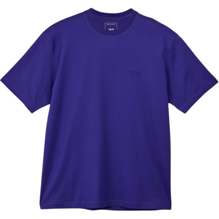 Y-3 Solid Color Logo Print Crew Neck Short Sleeve T-Shirt Unisex Tops Purple JD9831 S
Y-3 Solid Color Logo Print Crew Neck Short Sleeve T-Shirt Unisex Tops Purple JD9831 S
