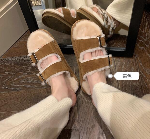 Мода 2025 Пряжка для ремня Шерстяные тапочки Женские туфли из искусственной замши Зимние пушистые шлепанцы Женские балетки Повседневные слипоны Шерстяные пантуфли для дома 5 хаки
Мода 2025 Пряжка для ремня Шерстяные тапочки Женские туфли из искусственной замши Зимние пушистые шлепанцы Женские балетки Повседневные слипоны Шерстяные пантуфли для дома 5 хаки