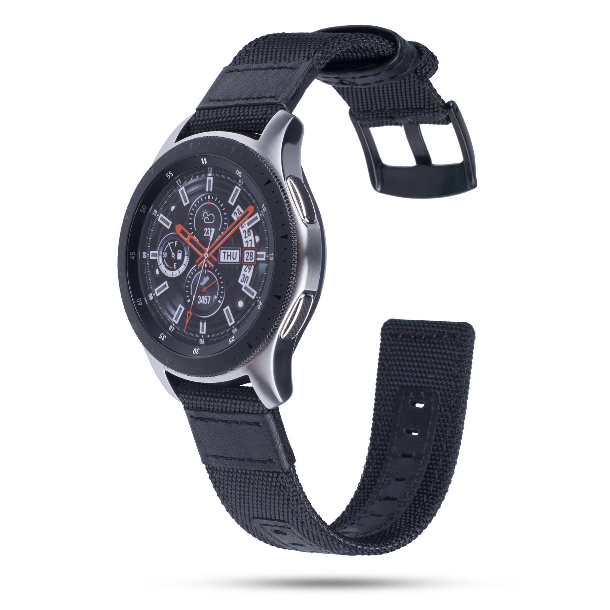 Universal 22mm Nylon Woven with Genuine Leather Wrist Strap for Samsung Galaxy Watch 46mm etc. Black
Universal 22mm Nylon Woven with Genuine Leather Wrist Strap for Samsung Galaxy Watch 46mm etc. Black