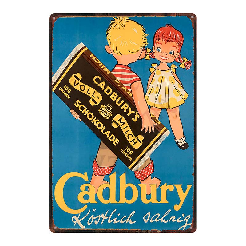 YZFQVintage Food Poster Chocolate Metal Retro Signs Candy Bar Plaque Wall Kitchen Home Restaurant Decoration DU-6822B 20x30cm(7.8x11.8inch)
YZFQVintage Food Poster Chocolate Metal Retro Signs Candy Bar Plaque Wall Kitchen Home Restaurant Decoration DU-6822B 20x30cm(7.8x11.8inch)