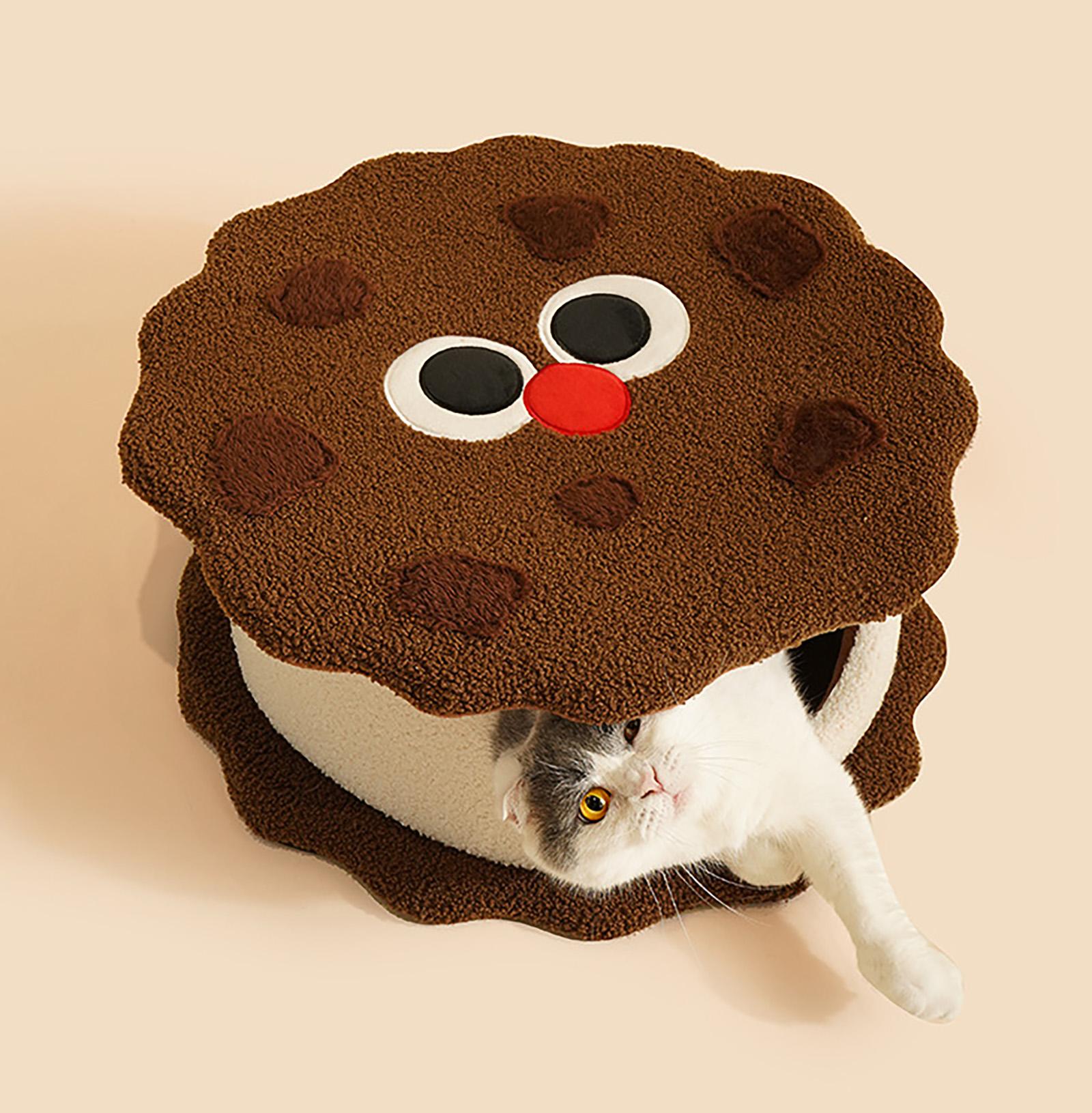 Delicious Sandwich Biscuit Pet Bed - Warm Cat House & Dog Nest for Autumn and Winter 50cm x 50cm x 20cm коричневый
Delicious Sandwich Biscuit Pet Bed - Warm Cat House & Dog Nest for Autumn and Winter 50cm x 50cm x 20cm коричневый