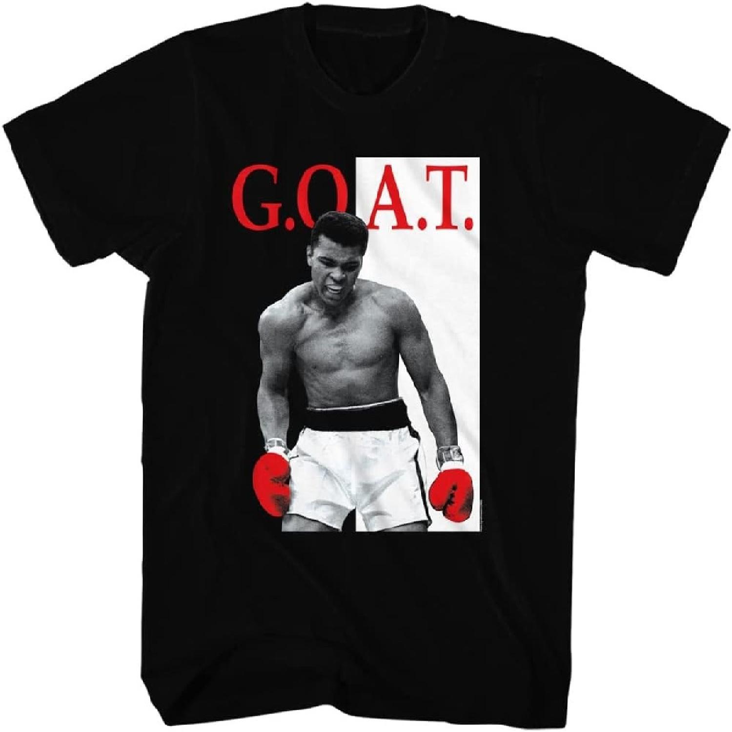 Muhammad Ali T Shirt Heavyweight Champion Goat Adult Short Sleeve T-Shirts Graphic Tees Boxing Shirt 5XL різнокольоровий
Muhammad Ali T Shirt Heavyweight Champion Goat Adult Short Sleeve T-Shirts Graphic Tees Boxing Shirt 5XL різнокольоровий