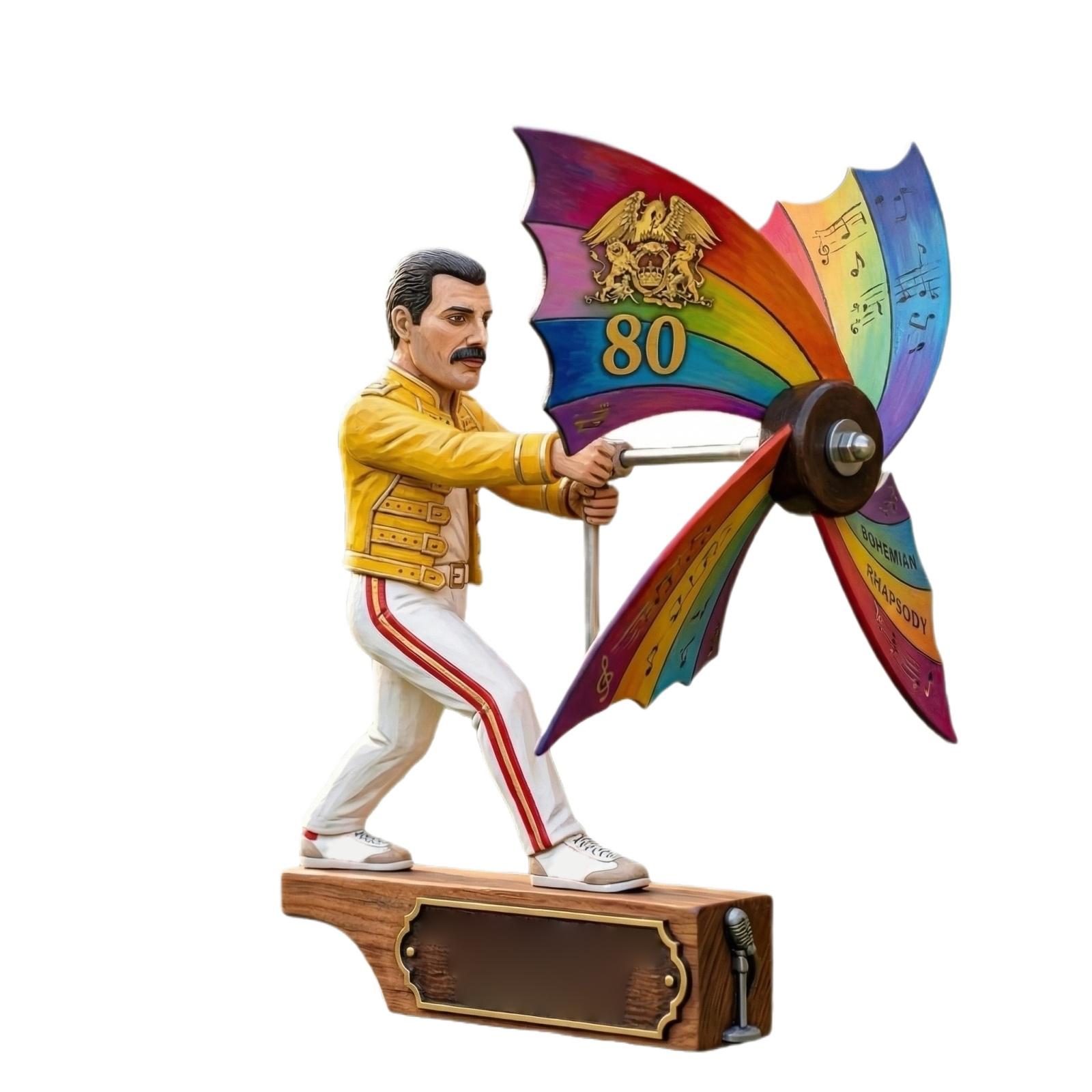 Decorative Windmill Garden Ornament Featuring Detailed Human Figure and Multi-Blade Spinning Fan Suitable for Indoor Outdoor Display One Size жёлтый
Decorative Windmill Garden Ornament Featuring Detailed Human Figure and Multi-Blade Spinning Fan Suitable for Indoor Outdoor Display One Size жёлтый