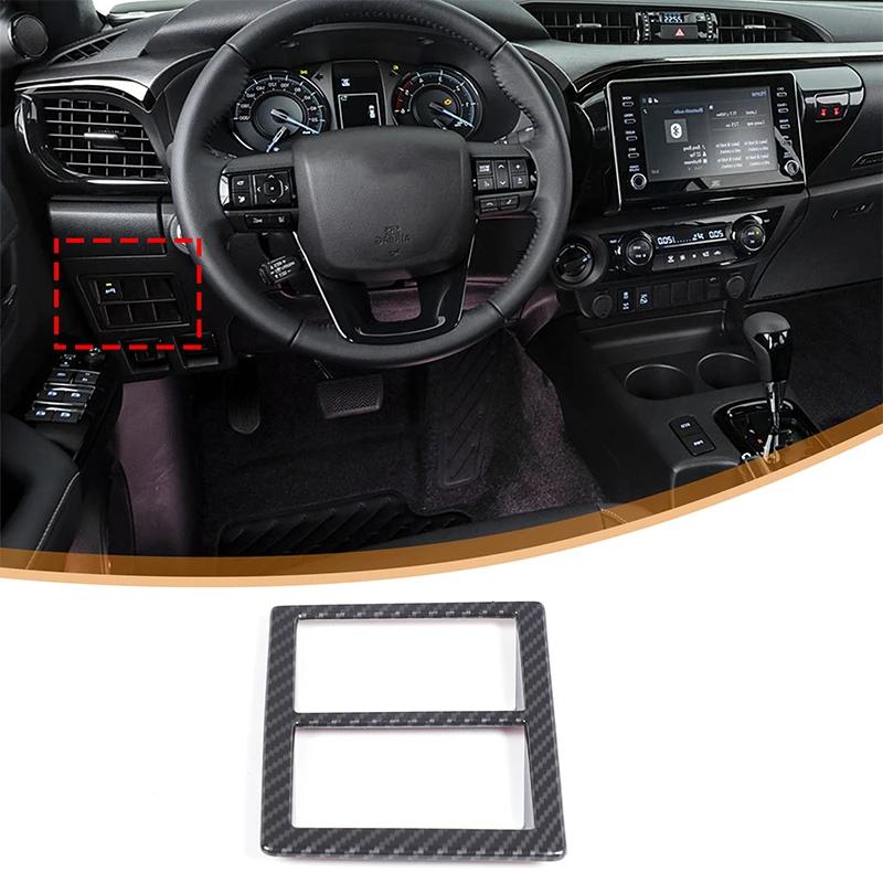 For Toyota Hilux 2015-2026 ABS Carbon Fiber Car Dashboard Panel Window Lift Switch Decoration Sticker Interior Accessories
For Toyota Hilux 2015-2026 ABS Carbon Fiber Car Dashboard Panel Window Lift Switch Decoration Sticker Interior Accessories
