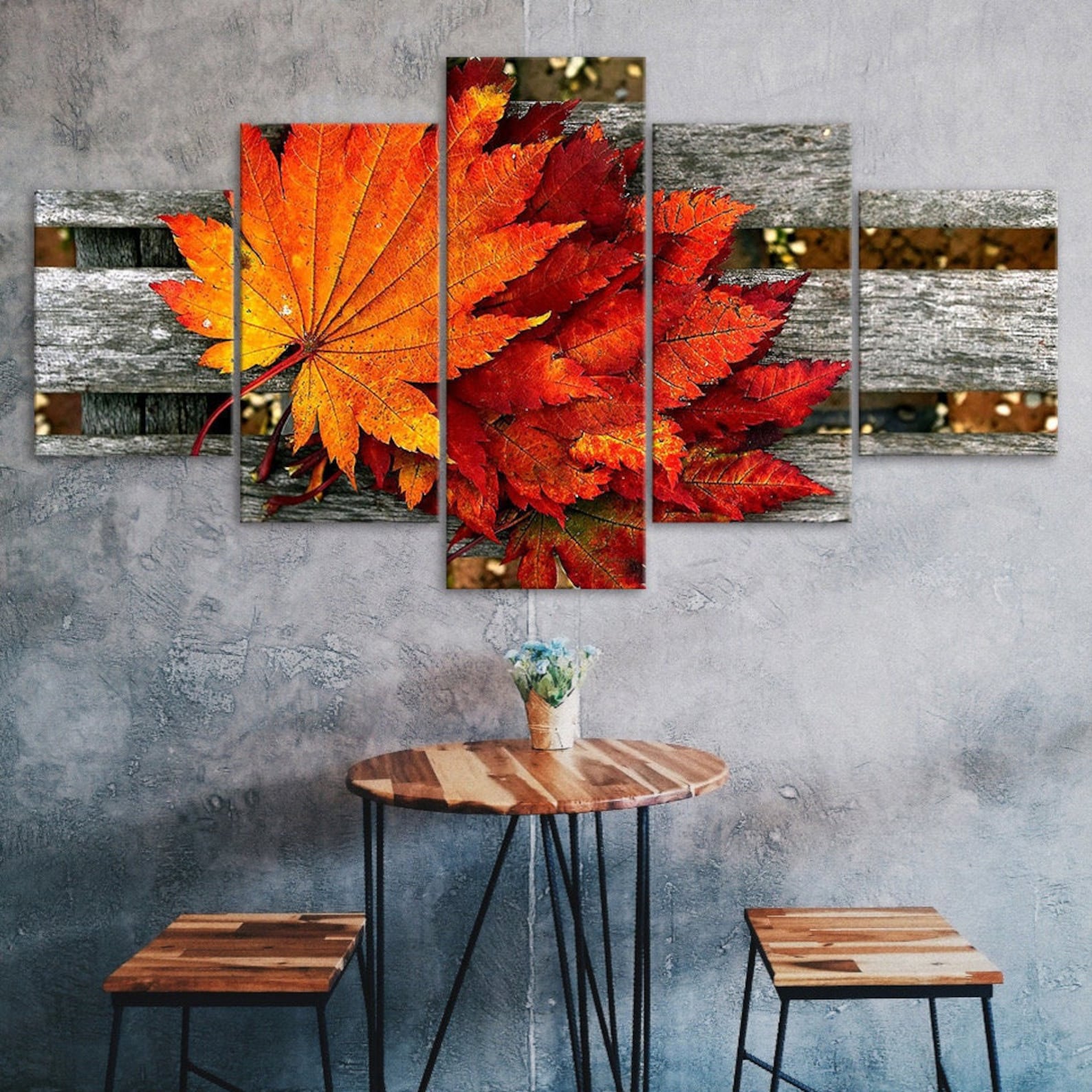 Orange Maple Leaf 5 Piece Canvas Wall Art Multi Panel Print Modern Autumn Poster Home Decor Picture Gift For Him For Her 20X35 20X45 20X55CM
Orange Maple Leaf 5 Piece Canvas Wall Art Multi Panel Print Modern Autumn Poster Home Decor Picture Gift For Him For Her 20X35 20X45 20X55CM