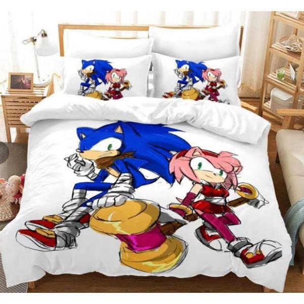 Набір постільної білизни з трьох предметів серії Sonic AU King 245x210cm
Набір постільної білизни з трьох предметів серії Sonic AU King 245x210cm