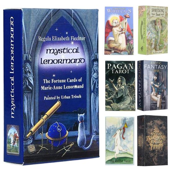 Колоды Таро, английские износостойкие легкие бумажные карты Augury Witch Energy Oracle, настольная игра для ежедневного использования
Колоды Таро, английские износостойкие легкие бумажные карты Augury Witch Energy Oracle, настольная игра для ежедневного использования