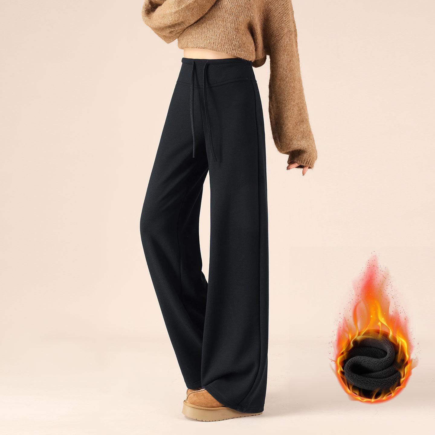 Women s Soft Velvet Warm Glutinous Rice Pants - Autumn/Winter Style, Acetate Wool, Relaxed Straight Leg, Casual & Versatile. L (115-130 lbs)
Women s Soft Velvet Warm Glutinous Rice Pants - Autumn/Winter Style, Acetate Wool, Relaxed Straight Leg, Casual & Versatile. L (115-130 lbs)