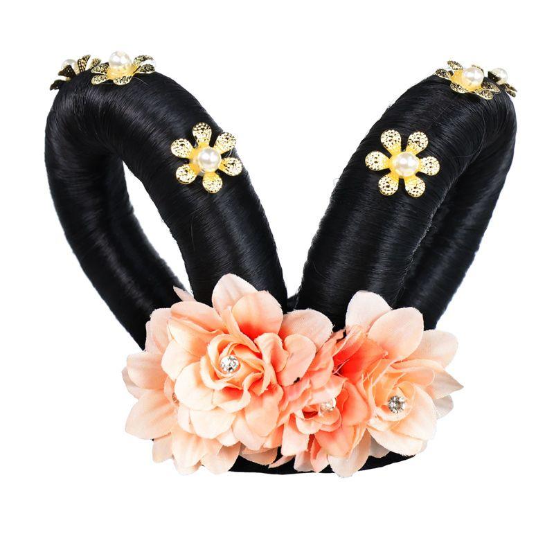 Детская Дуньхуанская Летающая Апсара Пучок Ханская Китайская Одежда Моделирование Чанъэ Головной Убор Экзотический Танцевальный Головной Убор Парик Style six
Детская Дуньхуанская Летающая Апсара Пучок Ханская Китайская Одежда Моделирование Чанъэ Головной Убор Экзотический Танцевальный Головной Убор Парик Style six