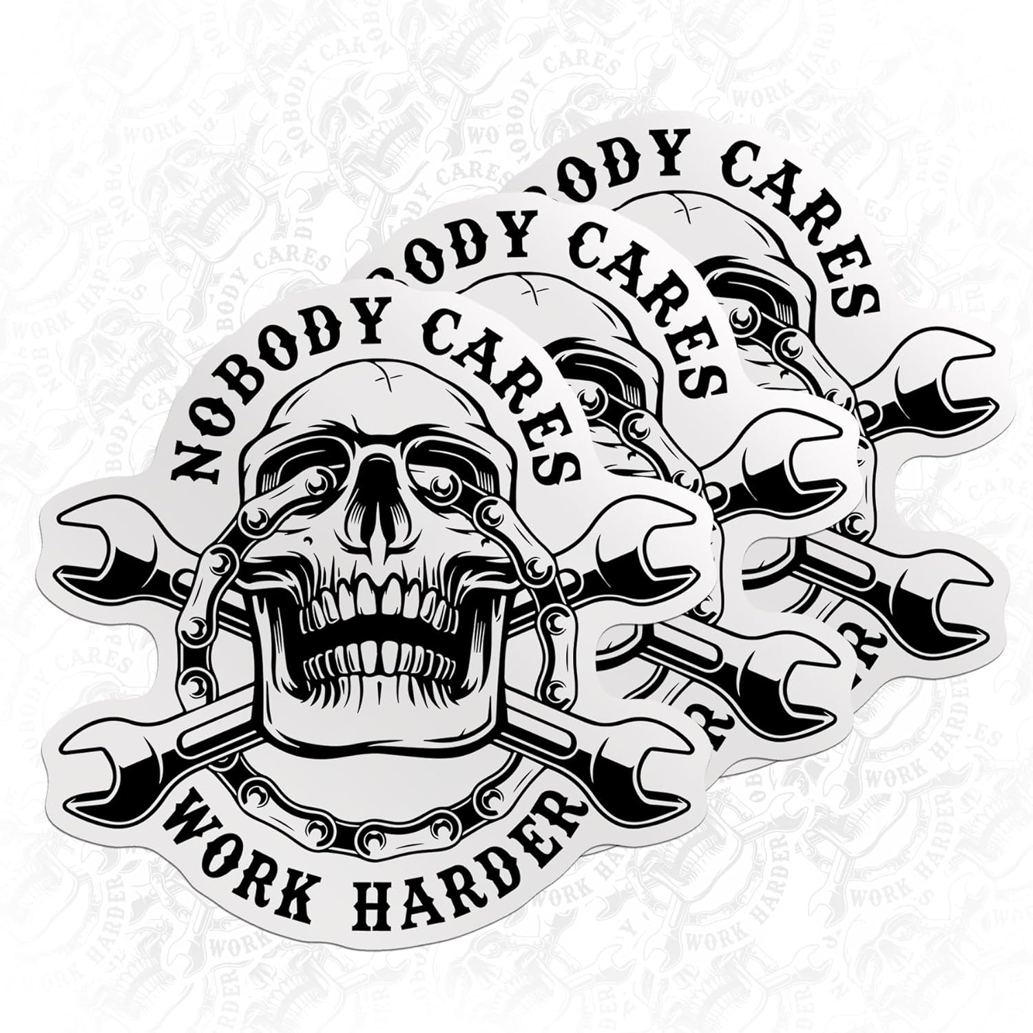 Sticker inspirational quotes, skull mechanical engineer die-cut waterproof vinyl stickers, water bottle safety helmet helmet car laptop stickers 15cmx15cm білий
Sticker inspirational quotes, skull mechanical engineer die-cut waterproof vinyl stickers, water bottle safety helmet helmet car laptop stickers 15cmx15cm білий