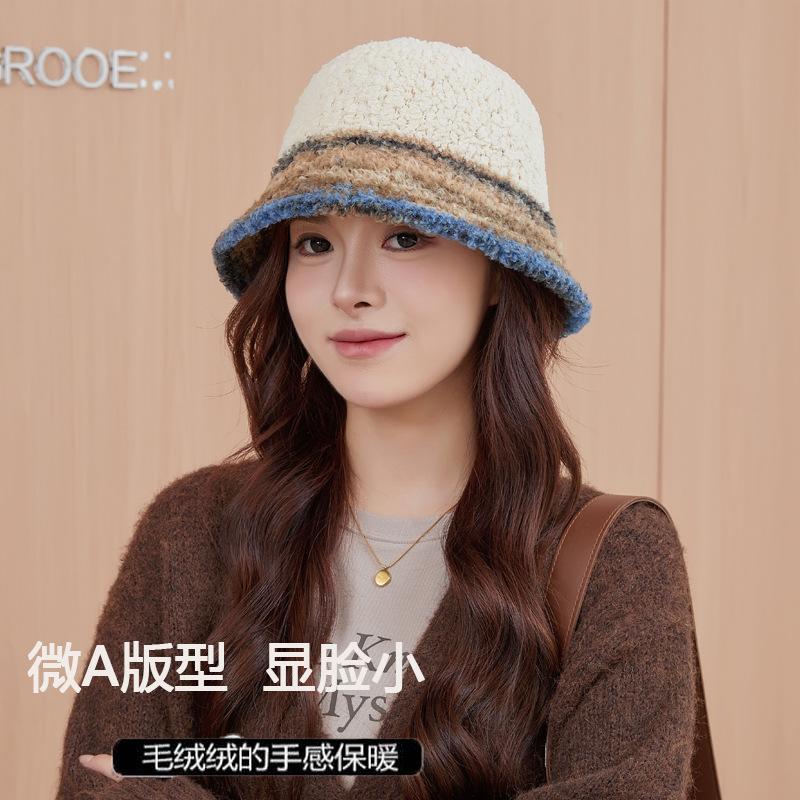 Bucket hat women autumn and winter lamb wool thickened fashion color bucket hat fashion versatile warm dopamine Adjustable
Bucket hat women autumn and winter lamb wool thickened fashion color bucket hat fashion versatile warm dopamine Adjustable