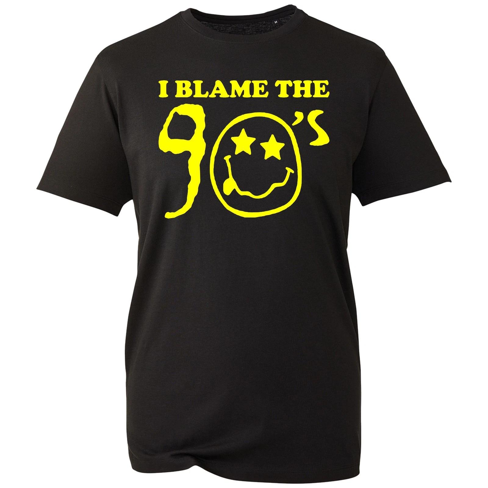 I Blame The 90 s T-shirt Rave House Acid Top Latest Men s Unisex Gift Tee S
I Blame The 90 s T-shirt Rave House Acid Top Latest Men s Unisex Gift Tee S