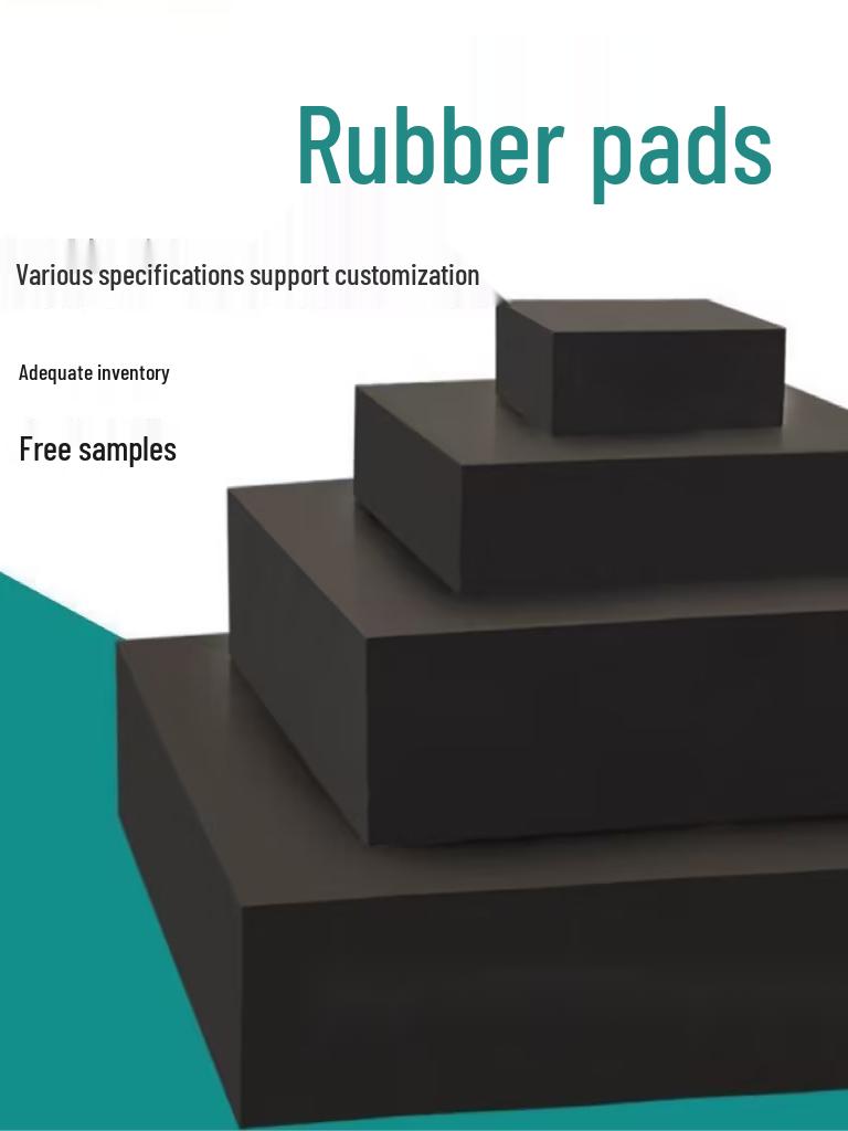 Гумова накладка, що налаштовується, проти ковзання та ударостійка: Товстий, Зменшує вібрацію, Стійкий до кислот та лугів, Зносостійкий опорний блок для ніг чорний
Гумова накладка, що налаштовується, проти ковзання та ударостійка: Товстий, Зменшує вібрацію, Стійкий до кислот та лугів, Зносостійкий опорний блок для ніг чорний