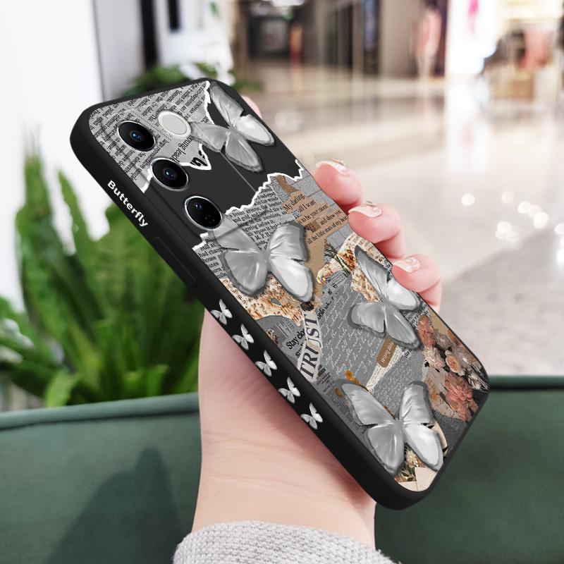 Paper Butterfly Phone Case For VIVO V30 V29 V29E V27 V27E V25 V25E V23 V23E V21 V20 Y20 Y12 Y21 Y22 Y50 Y35 Y76 Y36 Pro 4G 5G V23 5G
Paper Butterfly Phone Case For VIVO V30 V29 V29E V27 V27E V25 V25E V23 V23E V21 V20 Y20 Y12 Y21 Y22 Y50 Y35 Y76 Y36 Pro 4G 5G V23 5G