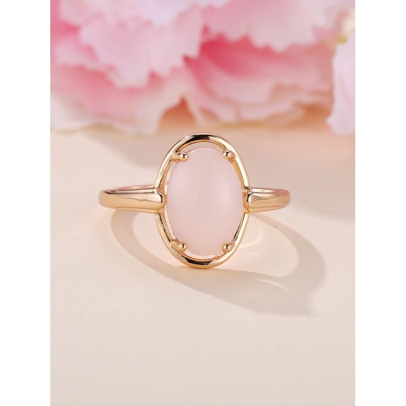 Hot Sale Wish Champagne Gold Frosted BW Egg Ring no. 10
Hot Sale Wish Champagne Gold Frosted BW Egg Ring no. 10