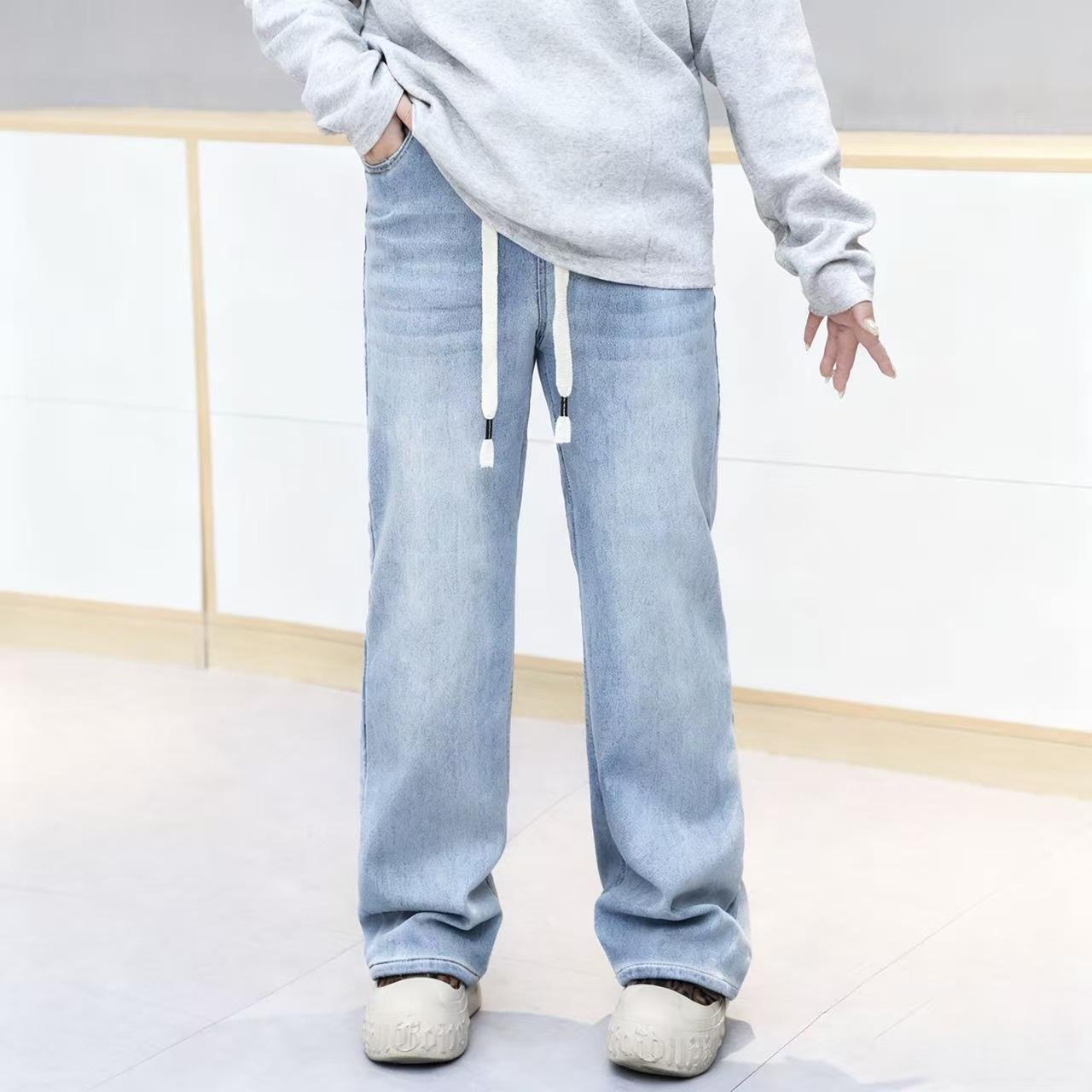 Plus Size Women s Light Blue Slimming Drawstring Velvet Jeans - Autumn & Winter Comfort, Straight Leg, Up to 300 Jin 5XL (160-180 Jin) светло-синий
Plus Size Women s Light Blue Slimming Drawstring Velvet Jeans - Autumn & Winter Comfort, Straight Leg, Up to 300 Jin 5XL (160-180 Jin) светло-синий