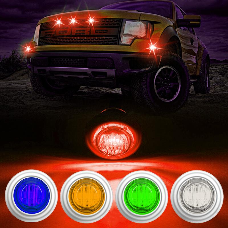 10pcs 12V 3LED 3/4 Round Amber Trailer Chrome Side Marker Lights Trucks Tractors Clearance Lights Lamp Bullet Waterproof Red 10PCS жовтий
10pcs 12V 3LED 3/4 Round Amber Trailer Chrome Side Marker Lights Trucks Tractors Clearance Lights Lamp Bullet Waterproof Red 10PCS жовтий