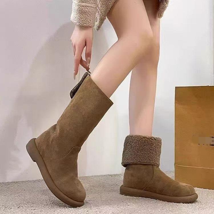 Winter new Martin boots flat-bottomed casual two-wear velvet warm snow boots medium cotton boots 40 хакі
Winter new Martin boots flat-bottomed casual two-wear velvet warm snow boots medium cotton boots 40 хакі