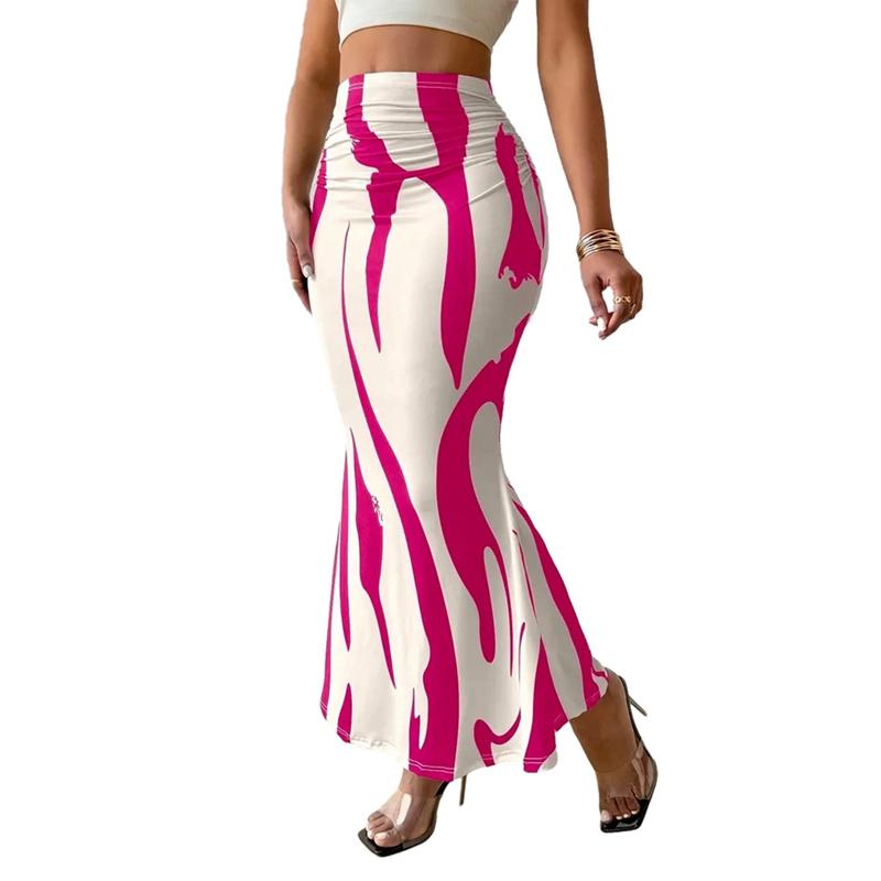Women Printed Midi Skirt Tight-fitting Butt-lifting Sliming Skirt L
Women Printed Midi Skirt Tight-fitting Butt-lifting Sliming Skirt L