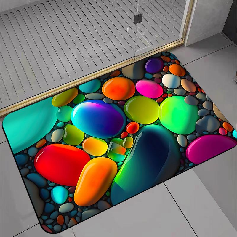 Напольный коврик из гальки и диатомита Простой роскошный нескользящий коврик для входной двери в ванную комнату 40*60cm
Напольный коврик из гальки и диатомита Простой роскошный нескользящий коврик для входной двери в ванную комнату 40*60cm