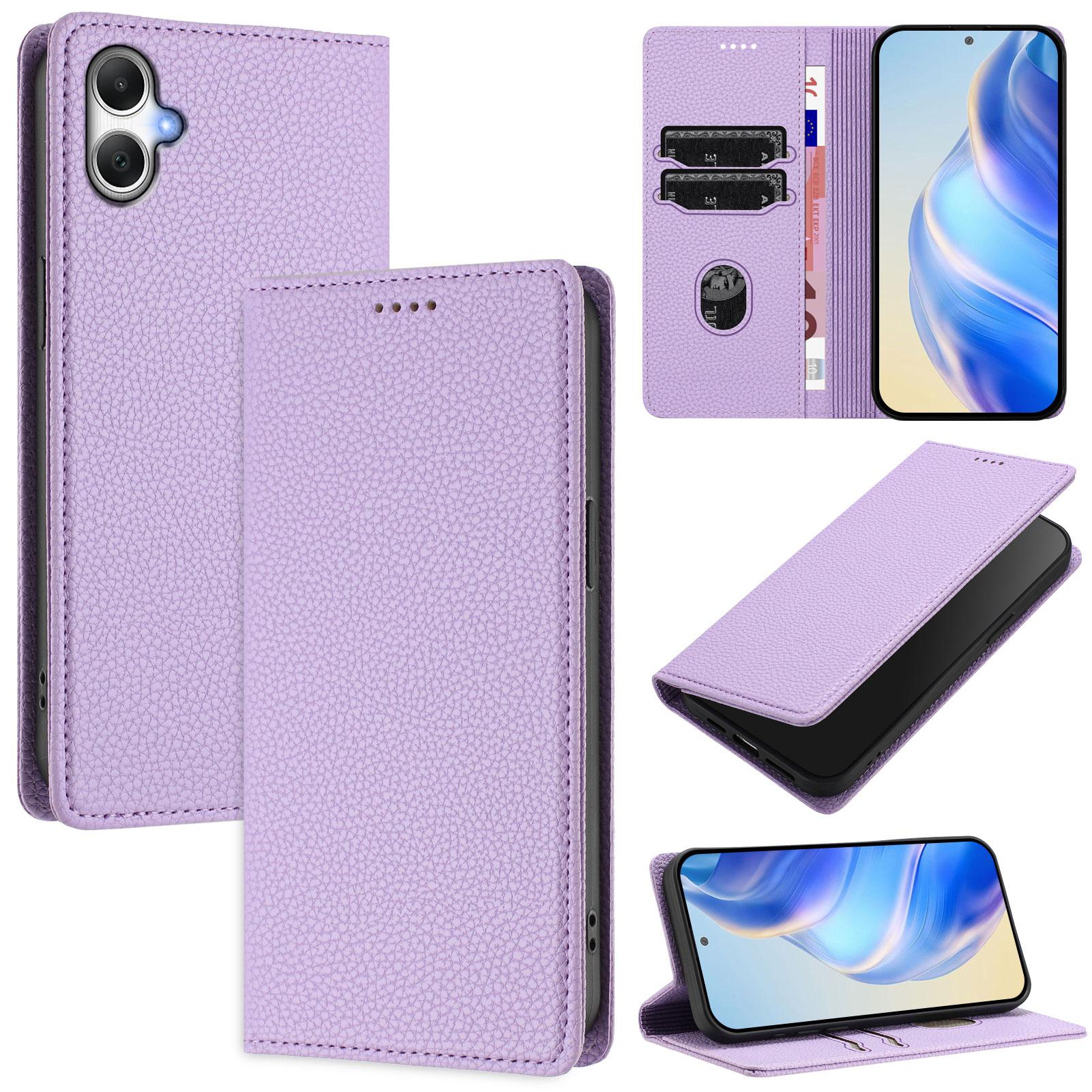 For Samsung Galaxy A06 4G Wallet Case RFID Blocking Litchi Texture Leather Mobile Cover Light Purple
For Samsung Galaxy A06 4G Wallet Case RFID Blocking Litchi Texture Leather Mobile Cover Light Purple