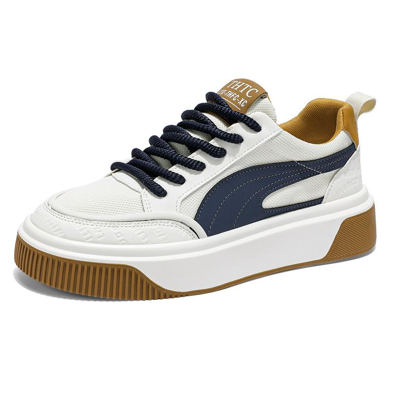 Men s shoes new spring and autumn leisure sports flat baseplate shoes men s students thick-soled low-top breathable color matching trendy shoes 39
Men s shoes new spring and autumn leisure sports flat baseplate shoes men s students thick-soled low-top breathable color matching trendy shoes 39