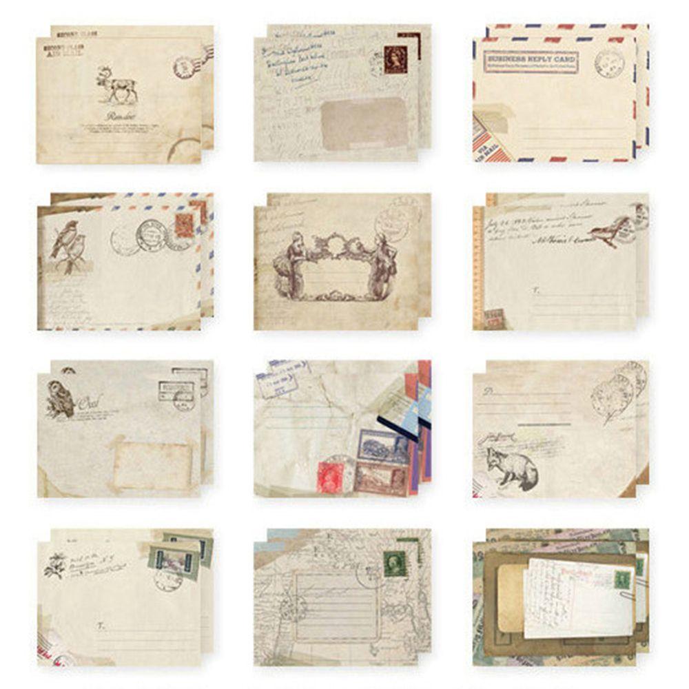Mini 12 Designs For Letter For Card Kraft Paper Envelope Envelope Wallet Envelope Vintage 12Pcs
Mini 12 Designs For Letter For Card Kraft Paper Envelope Envelope Wallet Envelope Vintage 12Pcs