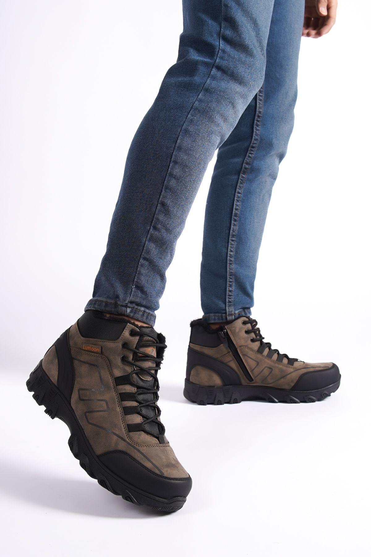 Men s Fashion Waterproof Flat Heeled Booties Bootie Brown Single Strip with Fur Inside Orthopedic Waterproof Boots Shoes 41
Men s Fashion Waterproof Flat Heeled Booties Bootie Brown Single Strip with Fur Inside Orthopedic Waterproof Boots Shoes 41