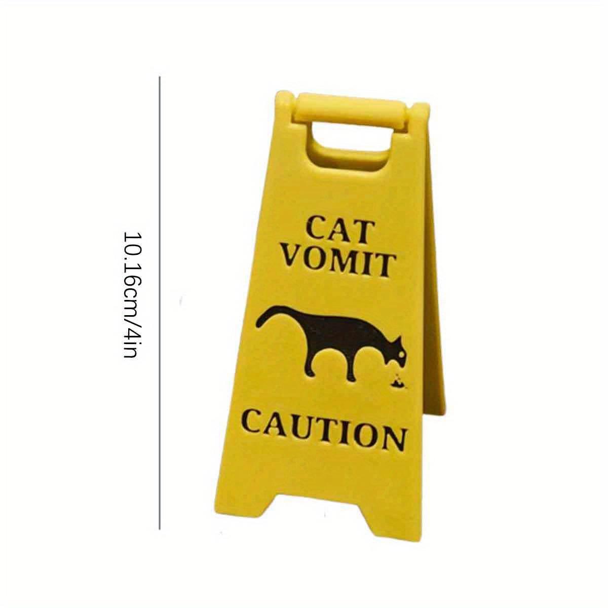 Bright Yellow Funny Cat Vomit Sign Yard Sign Pet Themed Gift New Dog Vomit Sign
Bright Yellow Funny Cat Vomit Sign Yard Sign Pet Themed Gift New Dog Vomit Sign