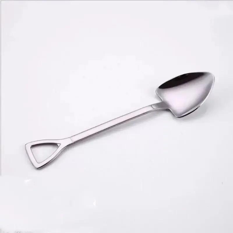 1 Pcs Shovel Spoons Stainless Steel Teaspoons Creative Coffee Spoon For Ice Cream Dessert Scoop Tableware Cutlery Set Cubiertas
1 Pcs Shovel Spoons Stainless Steel Teaspoons Creative Coffee Spoon For Ice Cream Dessert Scoop Tableware Cutlery Set Cubiertas
