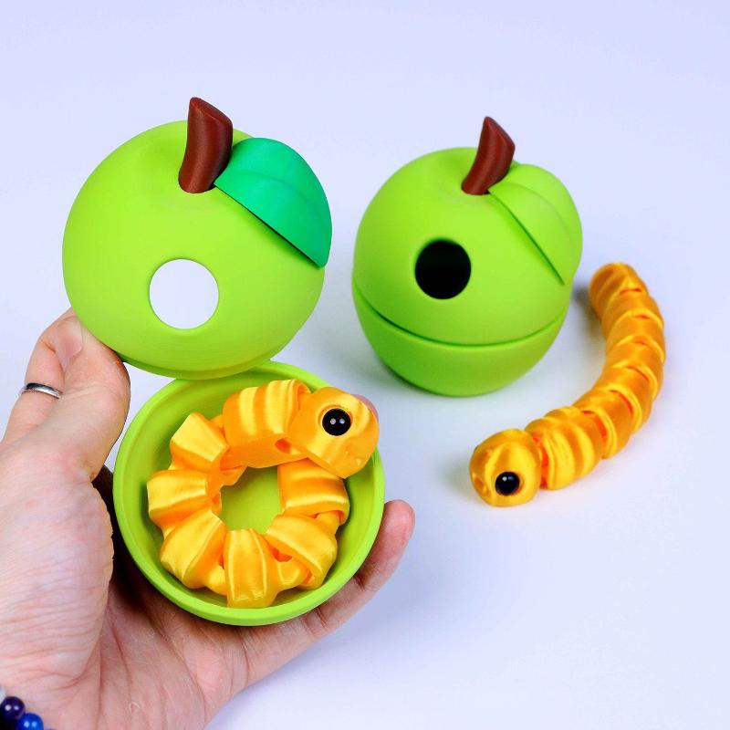 3D Printed Apple Bug Creative Children s Toy Full Body Joints Movable Multi-color Model Figure Home Ornament Birthday Gift зеленого яблока
3D Printed Apple Bug Creative Children s Toy Full Body Joints Movable Multi-color Model Figure Home Ornament Birthday Gift зеленого яблока