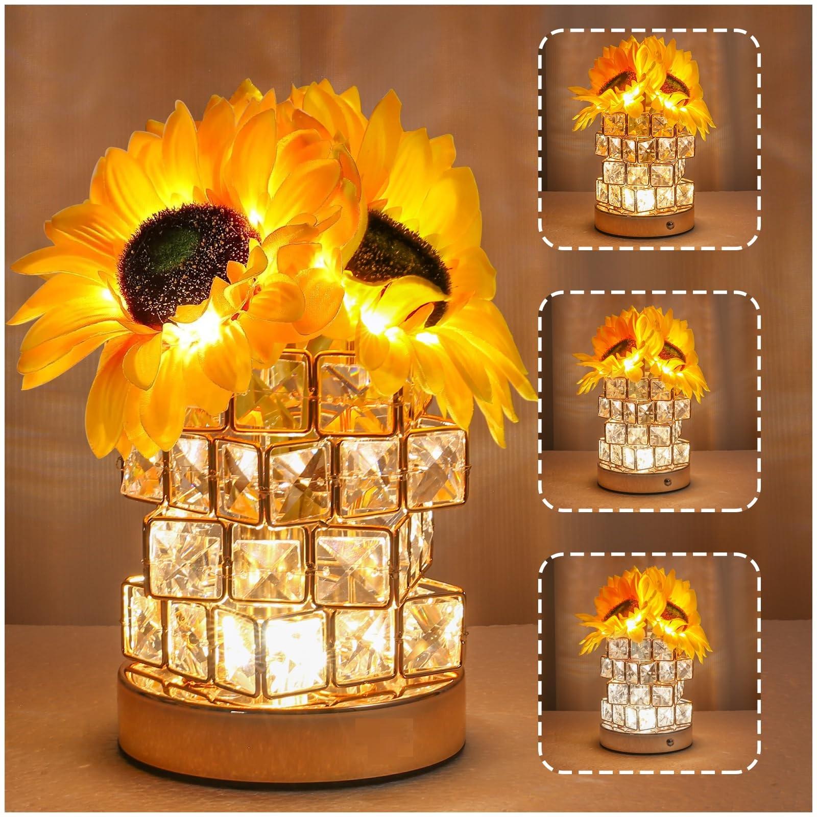 Nightstand Table Lamp Rechargeable Bedroom Bedside Decorative Lamp Crystal Flower Rose For Girl Valentine s Day Birthday Gift
Nightstand Table Lamp Rechargeable Bedroom Bedside Decorative Lamp Crystal Flower Rose For Girl Valentine s Day Birthday Gift