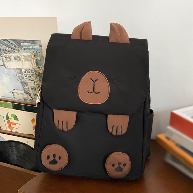 SCIONE Capibala Student Backpack Lightweight Spine-protecting Large-capacity Backpack Cute Cartoon Versatile Schoolbag чёрный
SCIONE Capibala Student Backpack Lightweight Spine-protecting Large-capacity Backpack Cute Cartoon Versatile Schoolbag чёрный