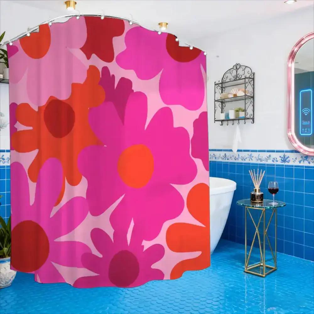 1 Pink Party Shower Curtain | 180*180cm Sateen Polyester, Unlined, Includes 12 Hooks, All-season Home Decor 90x180cm
1 Pink Party Shower Curtain | 180*180cm Sateen Polyester, Unlined, Includes 12 Hooks, All-season Home Decor 90x180cm